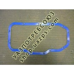Прокладка поддона ЗМЗ 409, 514, 406 (синий силикон) Нет бренда