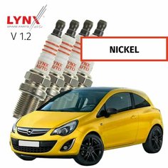Свечи зажигания Opel Corsa (4) / Опель Корса 2006 2007 2008 2009 2010 2011 2012 2013 2014 V1.2 Z12XEP / никель,4шт LYNXauto