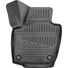 Коврик 3D в салон подходит для VOLKSWAGEN Polo (VI) 2020-, передний левый, 1шт. (полиуретан) / Фольксваген Поло Element