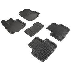 Коврики в салон 3D (ворсовые) Volkswagen TIGUAN (2010-) (Цвет: Черный) (83712) (Seintex) (83712)