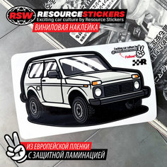 Наклейка машинка Жигули 2121 Resource Stickers