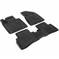 Коврики в салон для Kia Sportage (16- Н. В.), резина, с перемычкой, 5 шт. Atoll Group