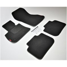 Коврики в салон текстиль комплект для BMW X1 II F48 2015- на резиновой основе с крепежом. Comfort