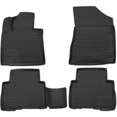 Коврики 3D в салон подходят для KIA Sorento (IIr), 2012-2021, 4 шт. (полиуретан) / Киа Соренто Element