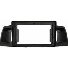 Рамка для установки магнитолы в Toyota Corolla 2001 - 2004 (пр руль), 2001 - 2006 (л руль) для дисплея 9 дюймов (чёрная) Ksize