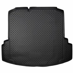 Коврик в багажник для Volkswagen Jetta SD седан (2011-) (c "ушами") NPL пластик Нет бренда