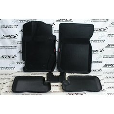 Новинка! Коврики Ева с Пресс Бортами на RENAULT CAPTUR I, ПРЕМИУМ_3D, черный SPC