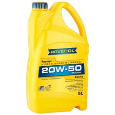 Минеральное моторное масло RAVENOL Formel Extra SAE 20W-50, 5 л