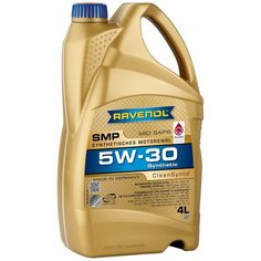 Синтетическое моторное масло RAVENOL SMP SAE 5W-30, 4 л, 1 шт.