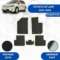 Комплект Ева ковриков SaVakS для Toyota Ist 2WD 2001-2007 Для правого руля / Тойота Ист 2WD 2001-2007 / Авто / Аксессуары / Ева / Эва