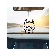 Подвеска в машину на зеркало Собака, подарок автолюбителю. Art on Wheels