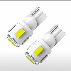 Т10 W5W (10шт) светодиодная лампа в передние габариты Кия, Хендай, Лада / подсветка номера / багажника / салона комплект Нет бренда