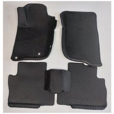 Автомобильные коврики с бортами EVA для MITSUBISHI PAJERO SPORT III/ мицубиши паджеро спорт 3(2015-2022г. в.)