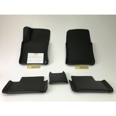 EVA Коврики в салон автомобиля Kia Ceed 3 с бортами (черный; черный кант) / Ева коврики Киа Сид 3 с бортами Нет бренда