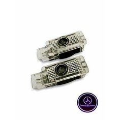 Штатная подсветка дверей с логотипом № PMC-BZ6 Mercedes - Benz C / CLK / SLK / SLR
