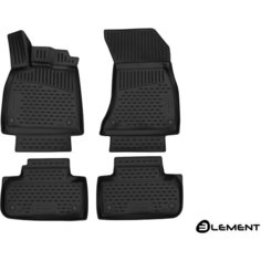 Коврики 3D в салон AUDI Q5, 2017-, внед, (Европа), 4 шт. (полиуретан) / Ауди Ку5 Element