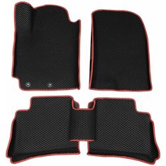 Автомобильные коврики (автоковрики) ЭВА / EVA / ЕВА c 3D бортами для HYUNDAI SOLARIS (II) / Хендай Солярис 2 / 2017-н. в. АвтоЕва.рф