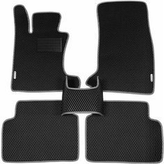 Автомобильные коврики (автоковрики) ЭВА (EVA) ЕВА для BMW 5 (E60) / БМВ 5 (Е60) / 2002-2010 + подпятник + 2 логотипа АвтоЕва.рф