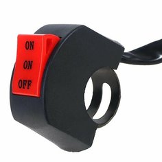 1шт. Домик кнопка на руль мотоцикла, переключатель фары дальний ближний свет нет