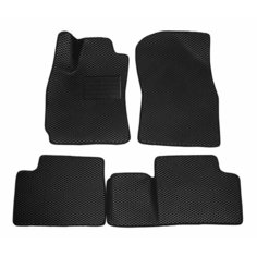 Автомобильные коврики (автоковрики) ЭВА (EVA) ЕВА для LIFAN CEBRIUM (720) / Лифан Себриум 720 / 2014-2018 + подпятник + 2 логотипа АвтоЕва.рф