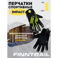 Перчатки Finntrail Impact Graphite Yellow XL