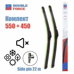 Щетки стеклоочистителя комплект 2шт для Opel Astra H 2004-2014 Dfor 55/45 SP22 Double Force