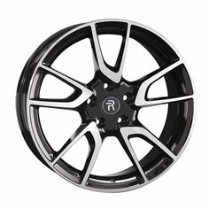 Колесный диск Replay B309 18x8" PCD5x112 ET30 D66,6 черный глянцевый с полированными лучами