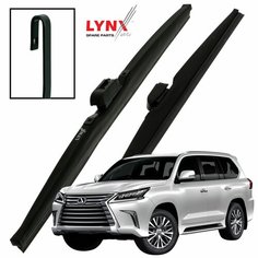 Дворники Lexus LX570 (3) J200 / Лексус ЛХ570 2-й рест 2015 2016 2017 2018 2019 2020 2021 2022 Щетки стеклоочистителя зимние LYNXauto 600мм-530мм к-т 2шт.