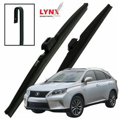 Дворники Lexus RX350 (3) AL10 / Лексус РХ350 рест. 2012 2013 2014 2015 Щетки стеклоочистителя зимние LYNXauto 650мм-550мм к-т 2шт.