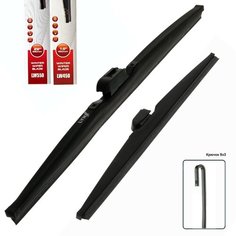 Дворники Щетки зимние стеклоочистителя зимние Mitsubishi Pajero Митсубиси Паджеро Паджеро спорт KS 2015 2016 2017 2018 2019 2020 2021 Крючок 9x3 550-450 Lyn Xauto