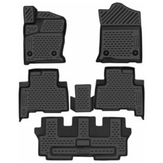Коврики 3D в салон для JETOUR X90 Plus 2023 - 5шт. (полиуретан) Джитур X90 Плюс Element