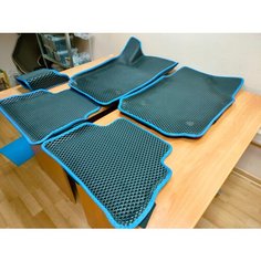 3D Eva ковры с бортами на Opel Vectra C (2000-2008 г) Эва коврики на Опель Вектра С Carply