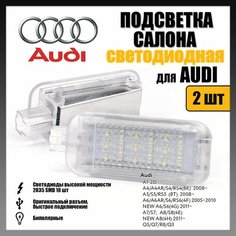LED подсветка ног Audi светодиодная 2шт Novsight