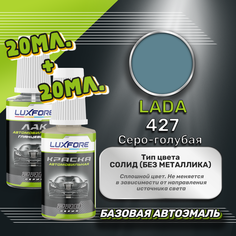 Luxfore подкраска для царапин и сколов LADA 427 Серо-голубая 20 мл + лак 20 мл комплект