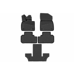 Коврики 3D в салон для LiXiang L8 2022 - 5шт. (полиуретан) Element