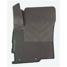 Коврик Автодрайвер для Mitsubishi Outlander Митсубиси Аутлендер II 2002-2006 водительский резиновый с бортом Avtodriver