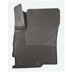 Коврик Автодрайвер для Mitsubishi Outlander Митсубиси Аутлендер 3 поколение 2012-2015 водительский резиновый с бортом, соты Avtodriver