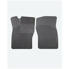 Коврики Автодрайвер для Daewoo Nexia Дэу Нексиа 1995-н. в. передние, резиновые с бортом, соты Avtodriver