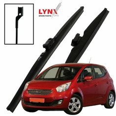 Дворники Kia Venga YN / Киа Венга 2010 2011 2012 2013 2014 2015 Щетки стеклоочистителя зимние LYNXauto к-т 2шт, 650мм-350мм