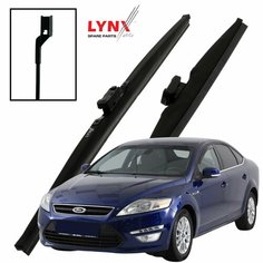 Дворники Ford Mondeo (4) BD / Форд Мондео рест. 2010 2011 2012 2013 2014 2015 Щетки стеклоочистителя зимние LYNXauto к-т 2шт, 650мм-480мм