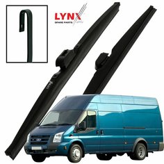 Дворники Ford Transit (6) / Форд Транзит фургон 2006 2007 2008 2009 2010 2011 2012 2013 2014 Щетки стеклоочистителя зимние LYNXauto к-т 2шт, 650мм-550мм