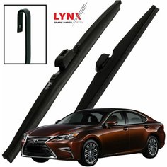 Дворники Lexus ES200 (6) XV60 / Лексус ЕС200 рест. 2015 2016 2017 2018 Щетки стеклоочистителя зимние LYNXauto 650мм-450мм к-т 2шт.