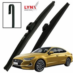 Дворники Hyundai Sonata (8) DN8 / Хендай Соната 2019 2020 2021 2022 Щетки стеклоочистителя зимние LYNXauto к-т 2шт, 650мм-450мм