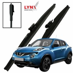 Дворники Nissan Juke YF15 / Ниссан Жук рест. 2014 2015 2016 2017 2018 2019 2020 Щетки стеклоочистителя зимние LYNXauto 600мм-350мм к-т 2шт.