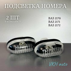 Плафон освещения, подсветка номерного знака для приоры ВАЗ 2170, ВАЗ 2171, ВАЗ 2172 Нет бренда
