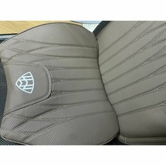 Подушка на сиденье ортопедическая Maybach коричневая 2шт Нет бренда