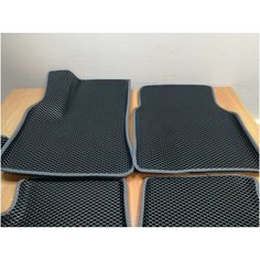 3D eva коврики с бортами Lifan X60 2011-2023 черные Эва коврики Лифан Х60 Carply