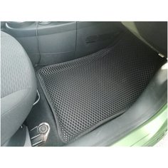 3D eva коврики Форд Фьюжн 2002-2012 черные Эва коврики Ford Fusion Carply