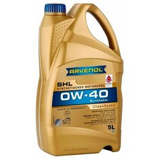 Синтетическое моторное масло RAVENOL SHL SAE 0W-40, 5 л