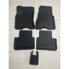 Коврики Эва (EVA) с бортами ЗD на Ниссан Х-трейл Т-31 (Nissan X-Trail) 2007-2015 года выпуска.